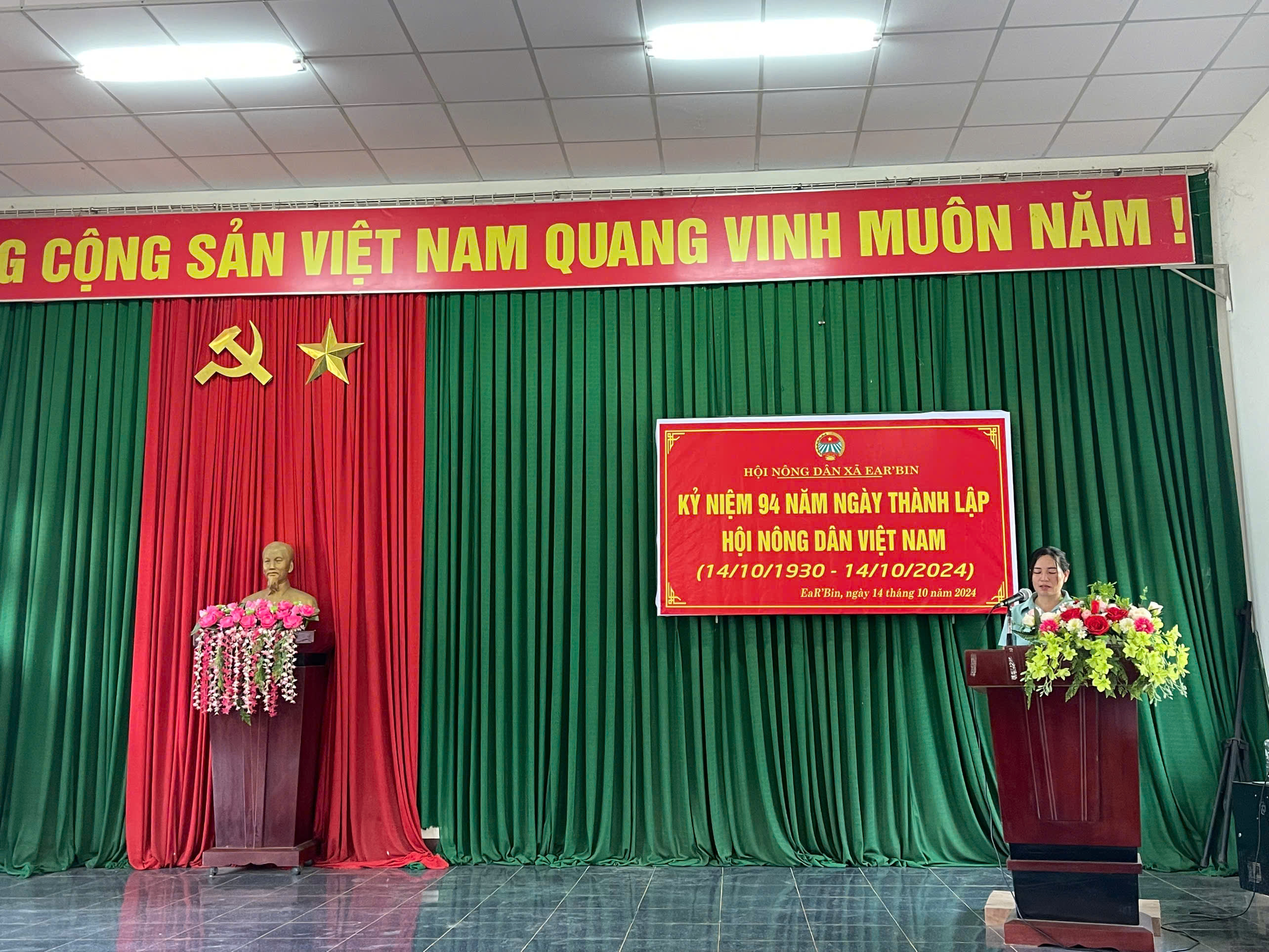 Hội nông dân xã Ea R'bin tổ chức tọa đàm kỷ niệm 94 năm ngày thành lập Hội nông dân Việt Nam (14/10/1930-14/10/2024)